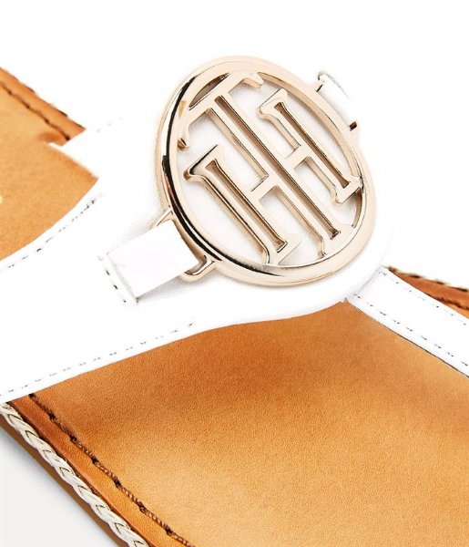 Tommy Hilfiger  Essential Leather Flats Ecru (YBL)